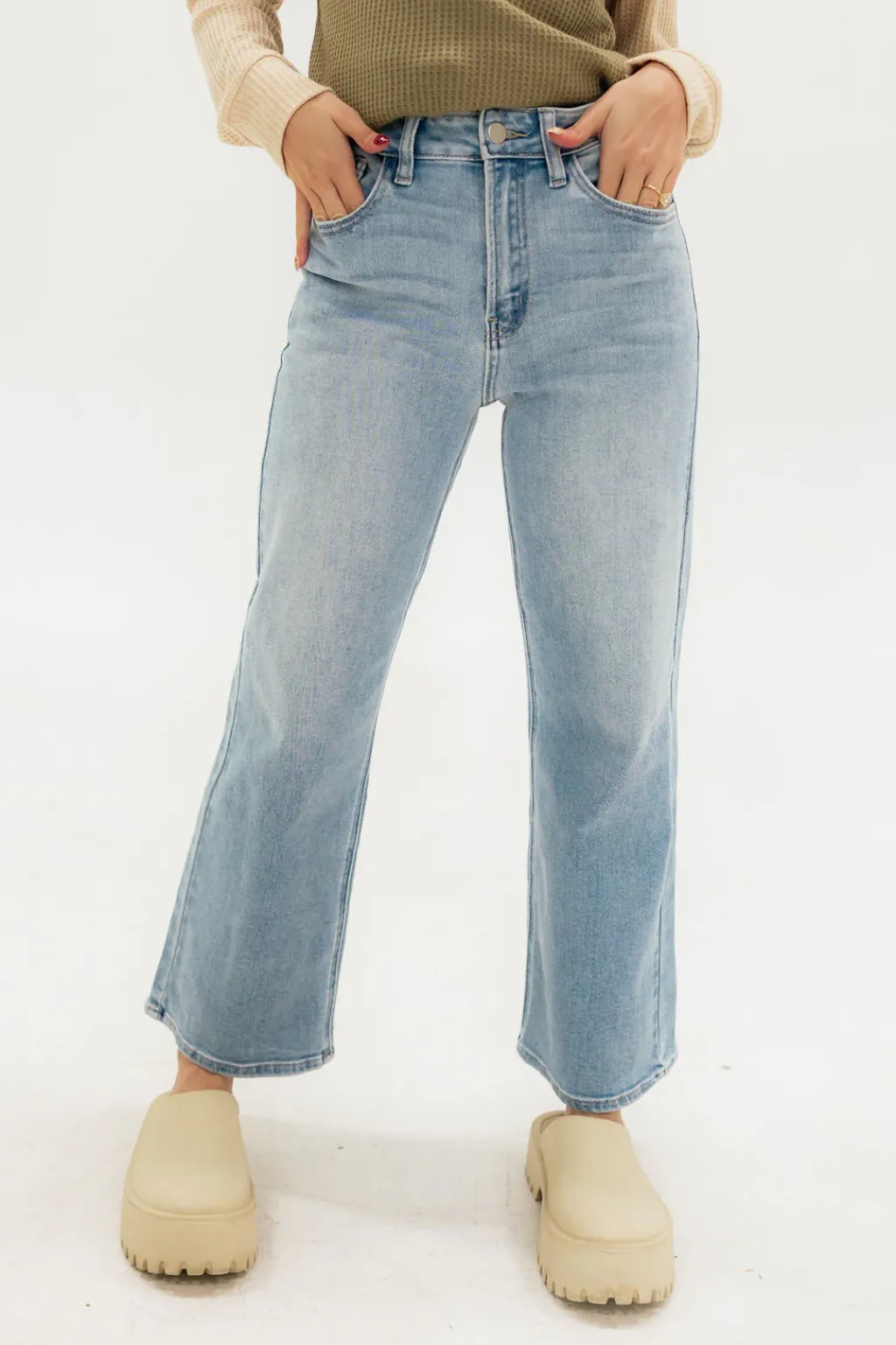 Just Panmaco Bottoms|Denim<Alissa Denim-Light