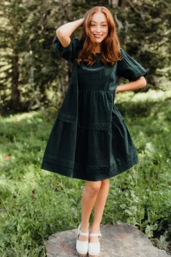 Dongguan Huoyoung Apparel Co Maternity Friendly|Dresses<Ames Dress-Forest