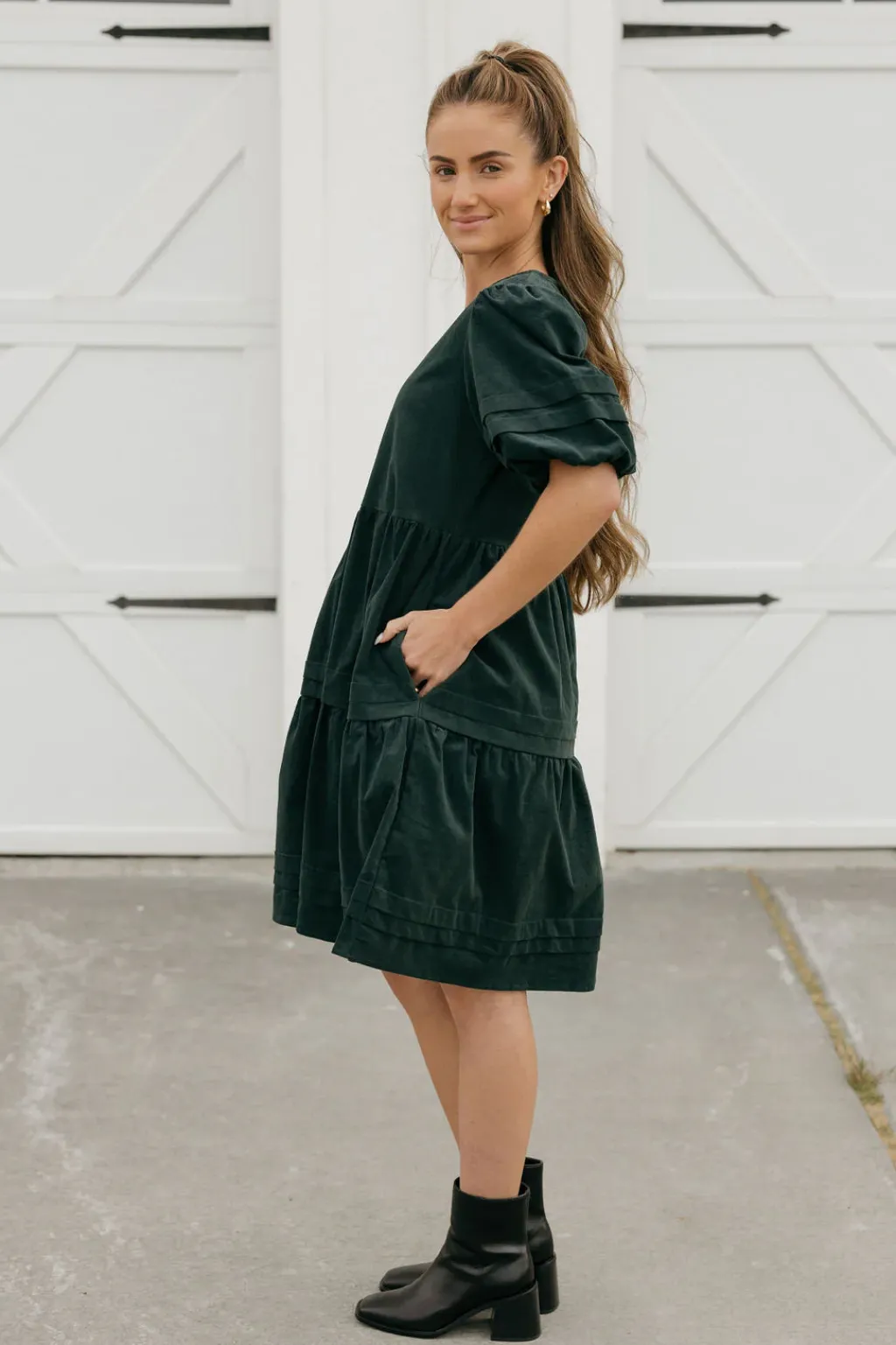Dongguan Huoyoung Apparel Co Maternity Friendly|Dresses<Ames Dress-Forest