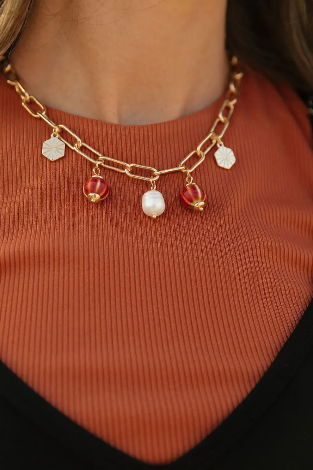 Wall to Wall Necklaces<Anya Charm Necklace