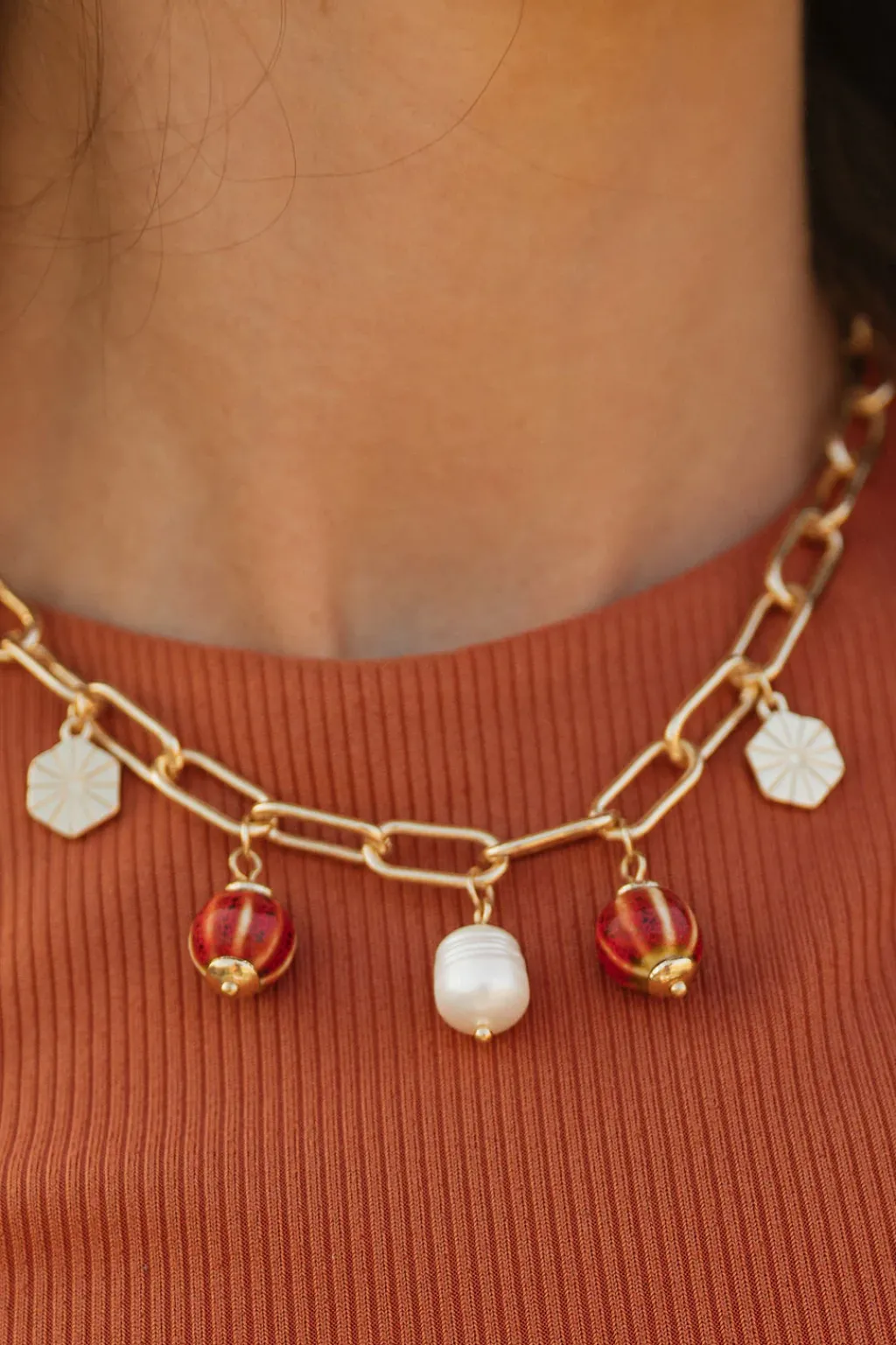 Wall to Wall Necklaces<Anya Charm Necklace