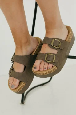 Shoe La La Sandals<Avril Sandals-Mocha