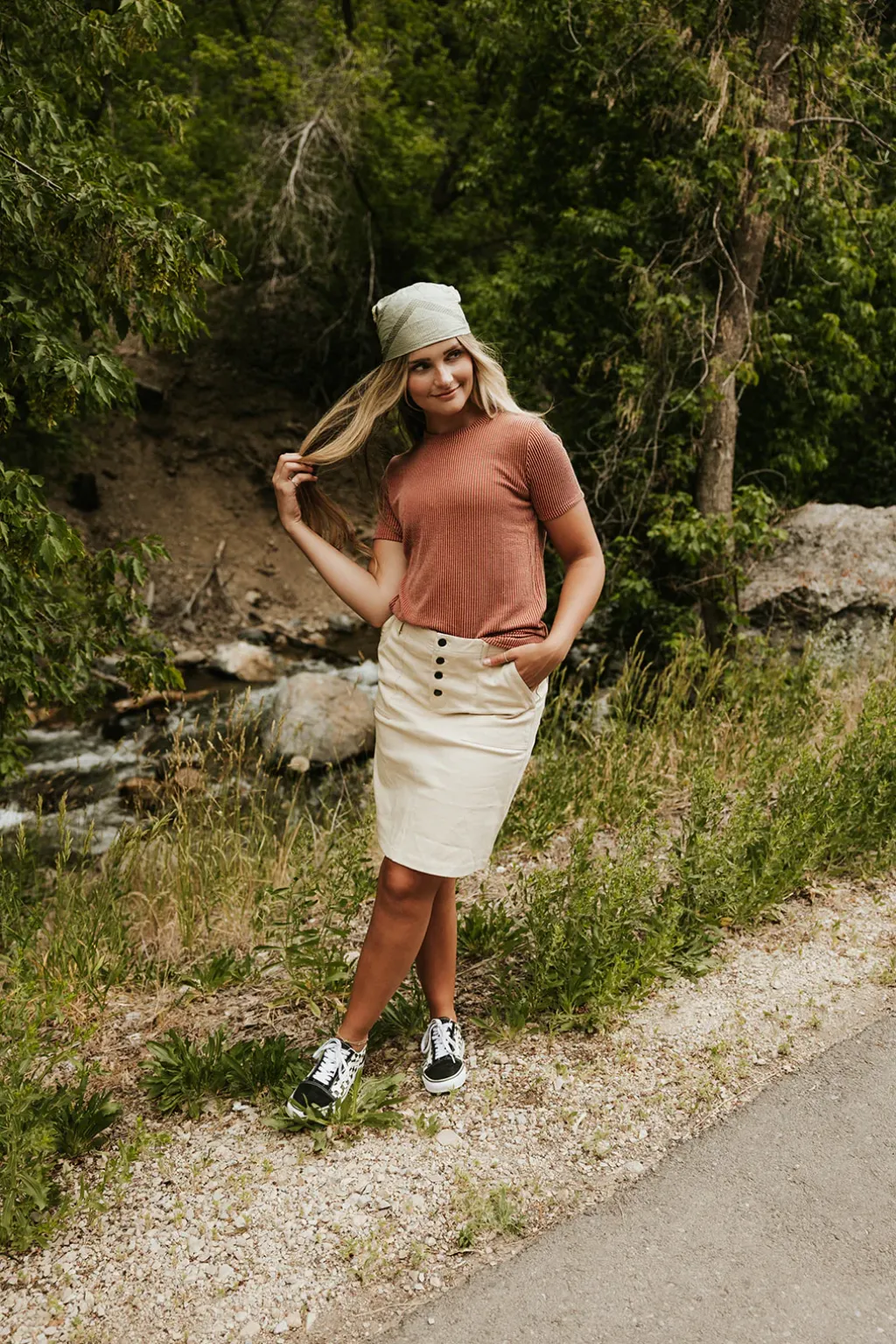 Tres Bien Tops|Tees<Boone Top-Hazelnut