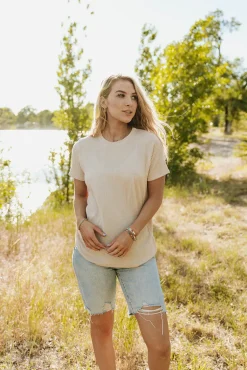 Tres Bien Maternity Friendly|Tops<Boone Top-Oatmeal