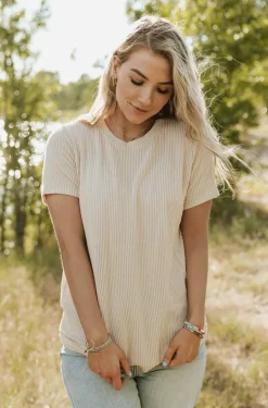Tres Bien Maternity Friendly|Tops<Boone Top-Oatmeal