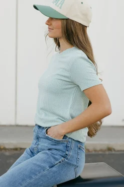 Dongguan Huoyoung Apparel Co Tops|Maternity Friendly<Boone Top-Seafoam