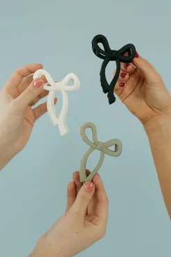 Ali Express Hair<Bow Claw Clip-