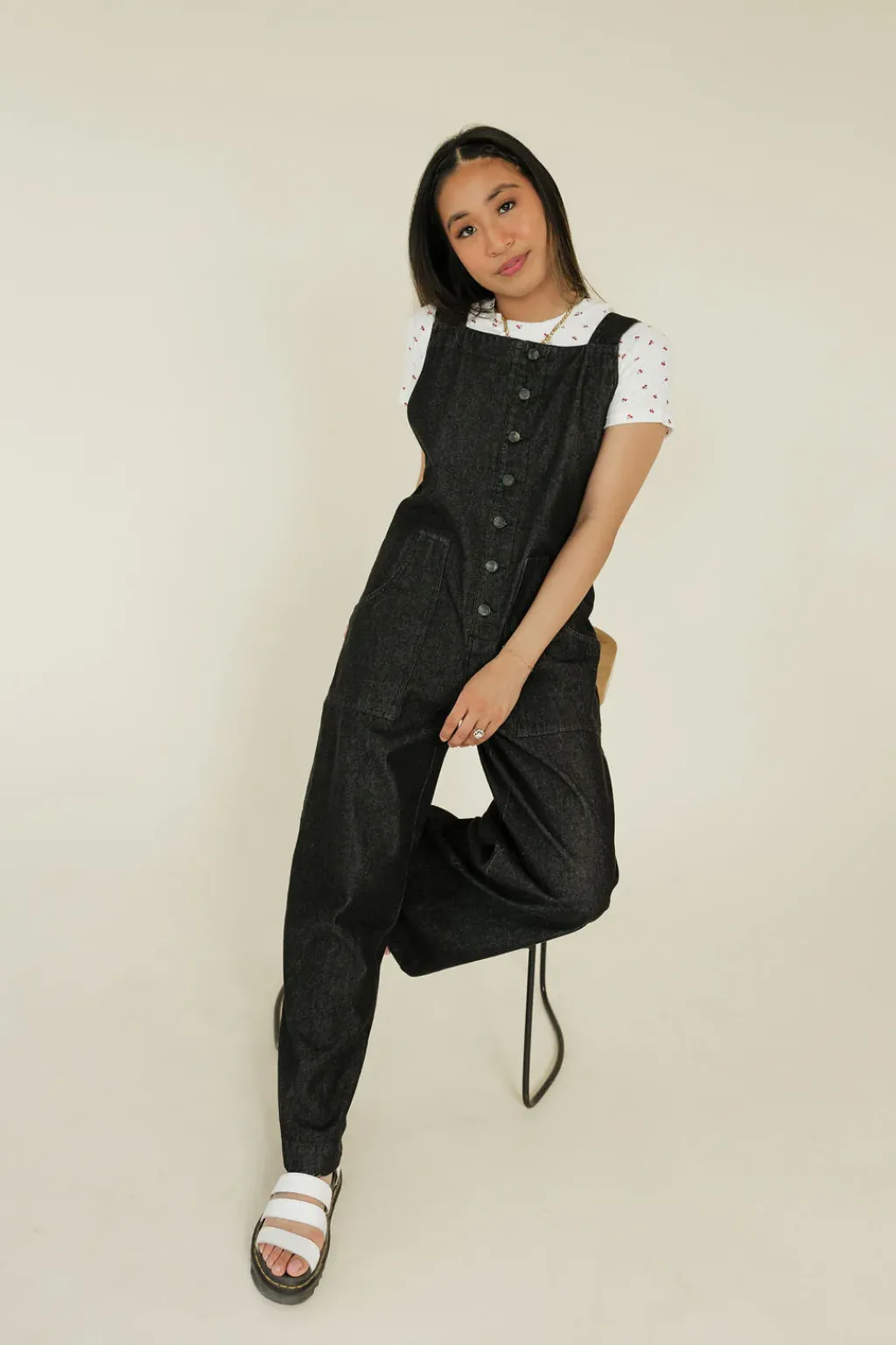 Sweet Lovely by Jen Overalls & Jumpsuits<Bradford Overalls-Vintage Black