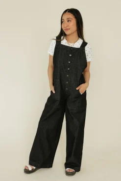Sweet Lovely by Jen Overalls & Jumpsuits<Bradford Overalls-Vintage Black