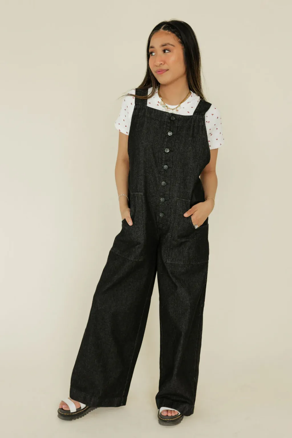 Sweet Lovely by Jen Overalls & Jumpsuits<Bradford Overalls-Vintage Black