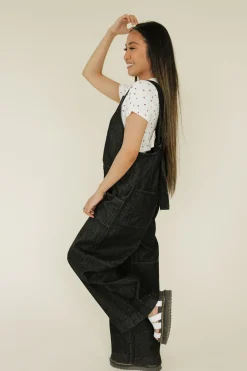 Sweet Lovely by Jen Overalls & Jumpsuits<Bradford Overalls-Vintage Black
