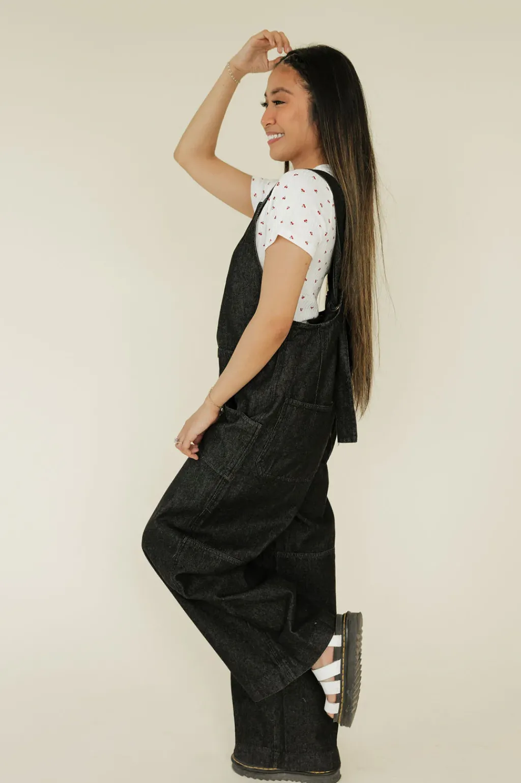 Sweet Lovely by Jen Overalls & Jumpsuits<Bradford Overalls-Vintage Black