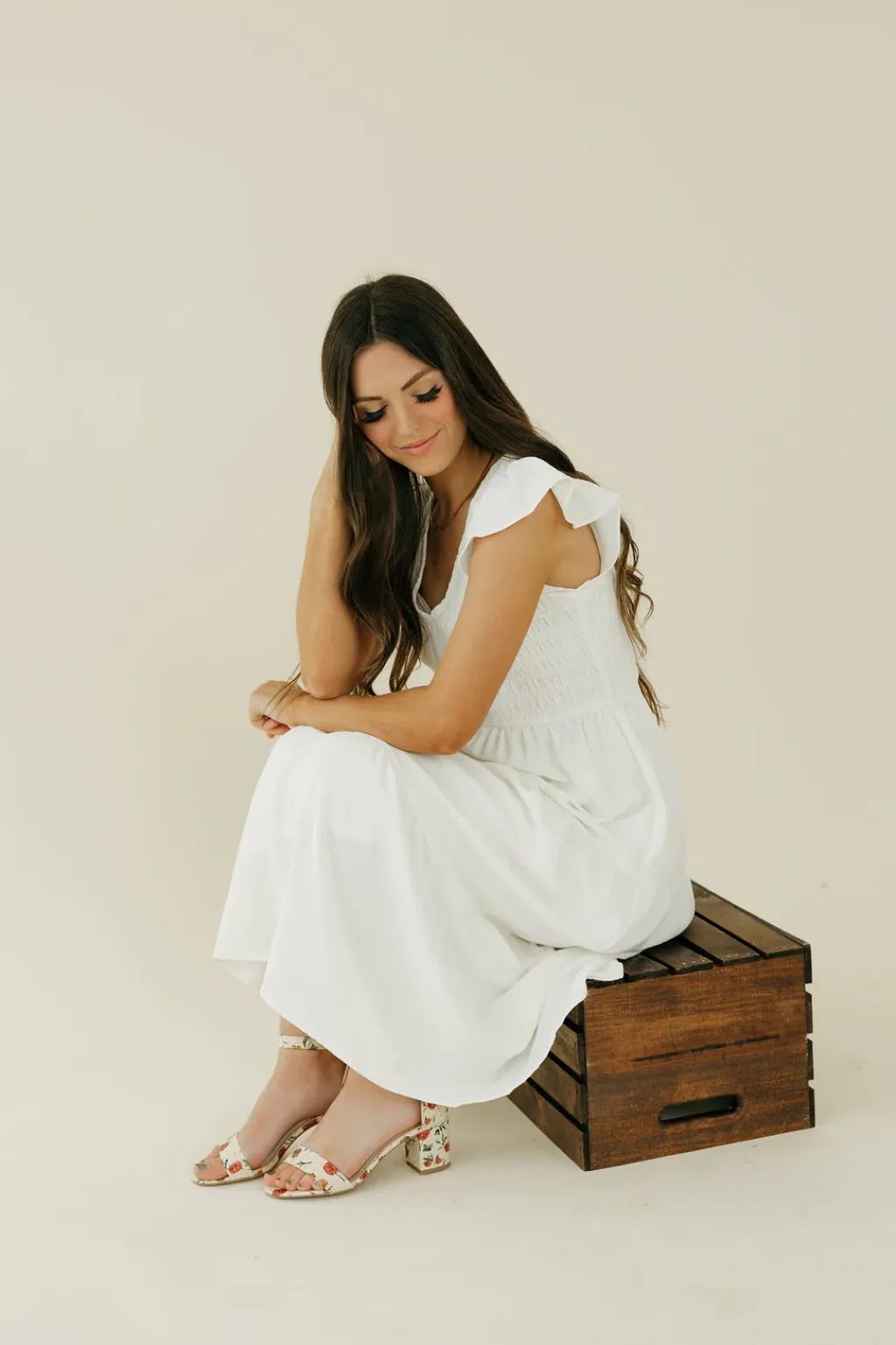 Blu Pepper Maternity Friendly|Wedding<Briana Dress-Ivory