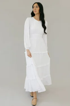 Tea N Rose White Collection|Wedding<Calabran Dress-