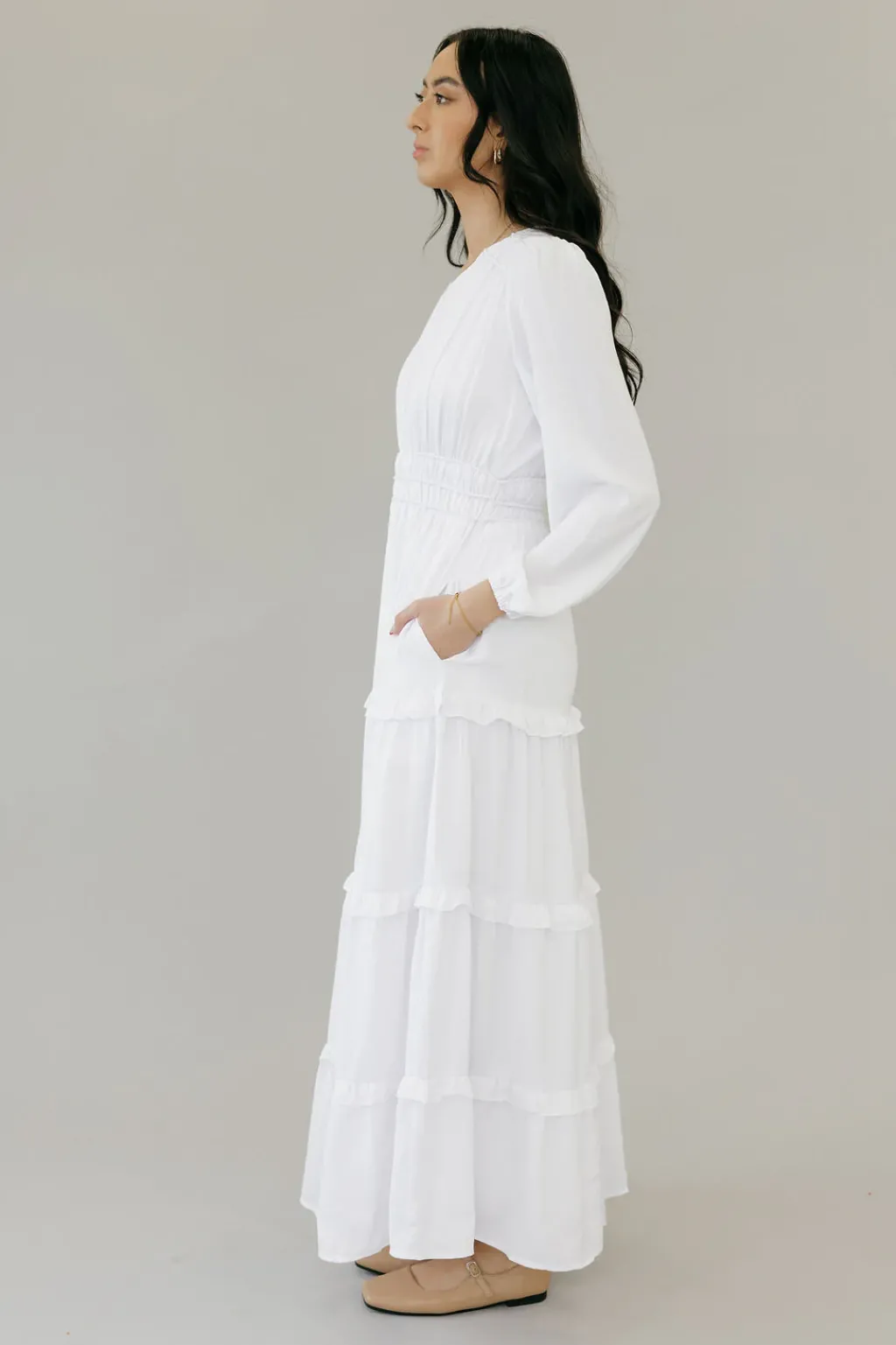 Tea N Rose White Collection|Wedding<Calabran Dress-