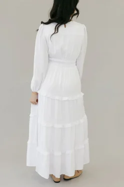 Tea N Rose White Collection|Wedding<Calabran Dress-