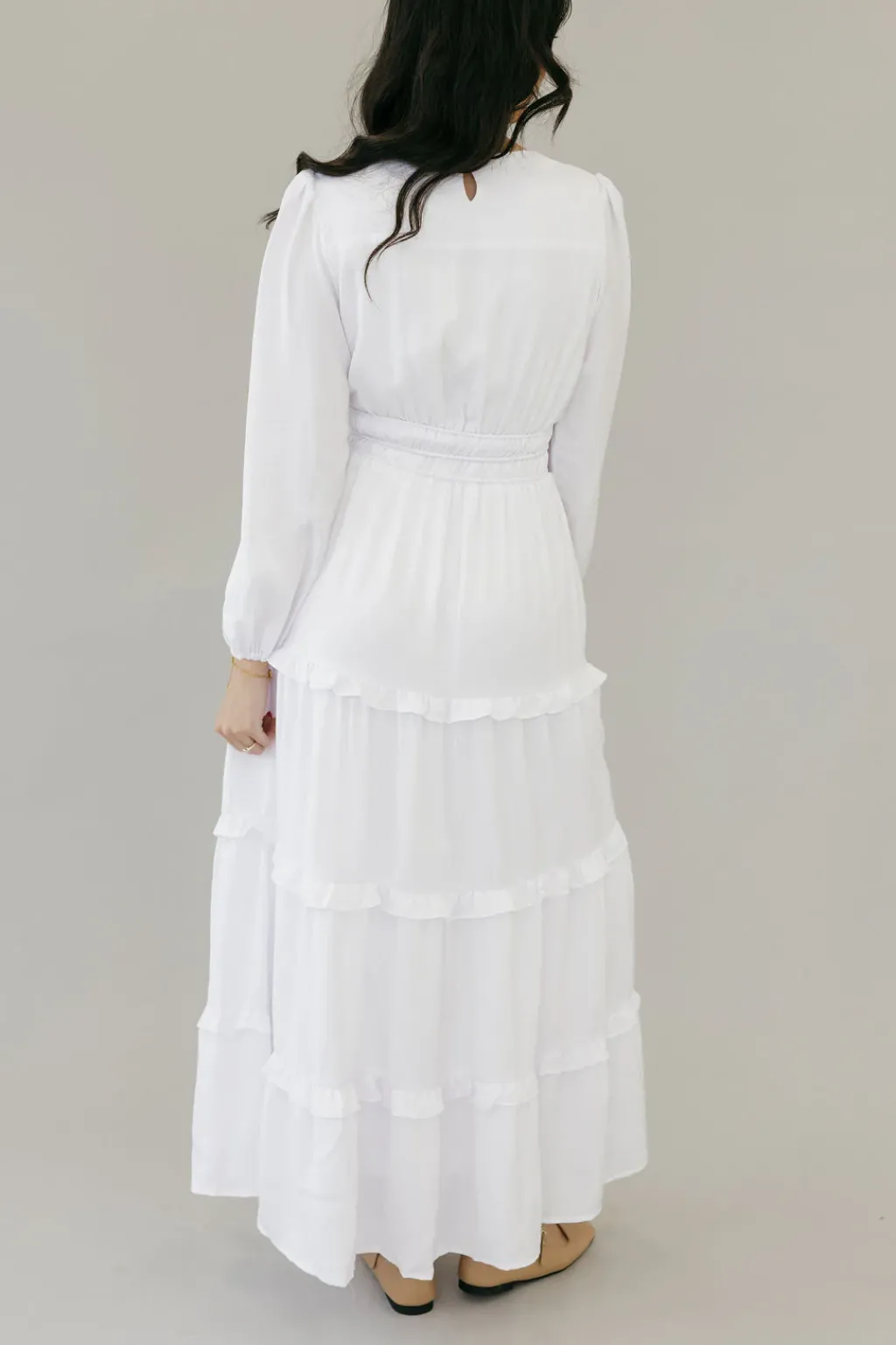 Tea N Rose White Collection|Wedding<Calabran Dress-
