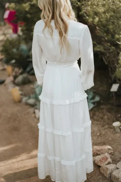 Tea N Rose White Collection|Wedding<Calabran Dress-