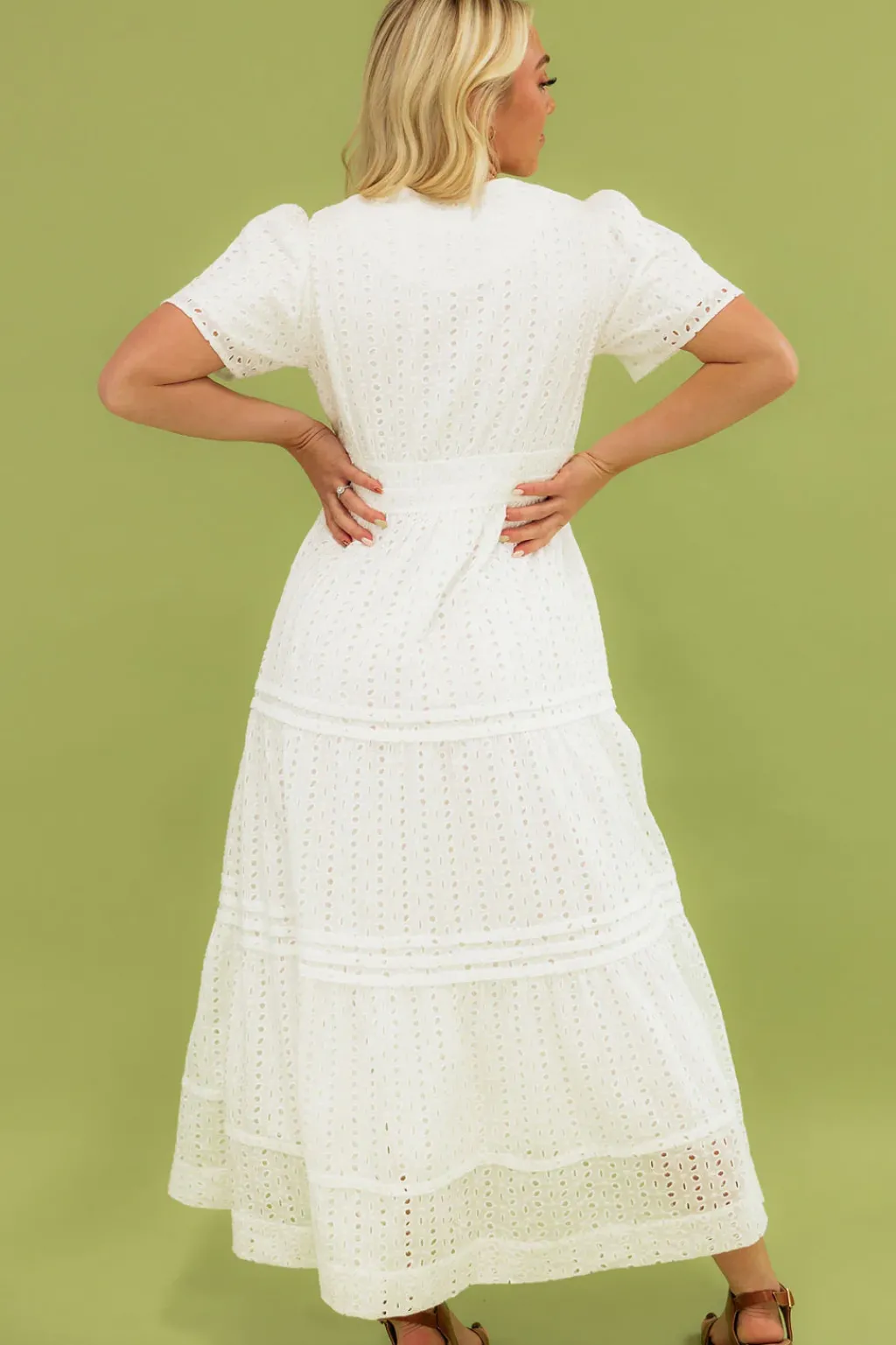 Dongguan Huoyoung Apparel Co Dresses|Maternity Friendly<Caribbean Dress- Eyelet