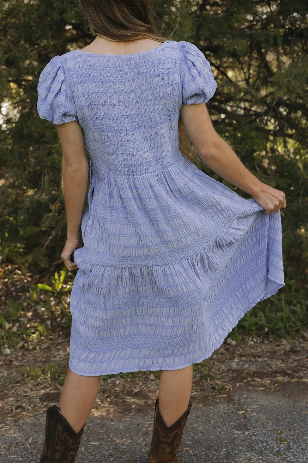 Dongguan Huoyoung Apparel Co Dresses|Midi Dresses<Carlie Dress-Cornflower Blue