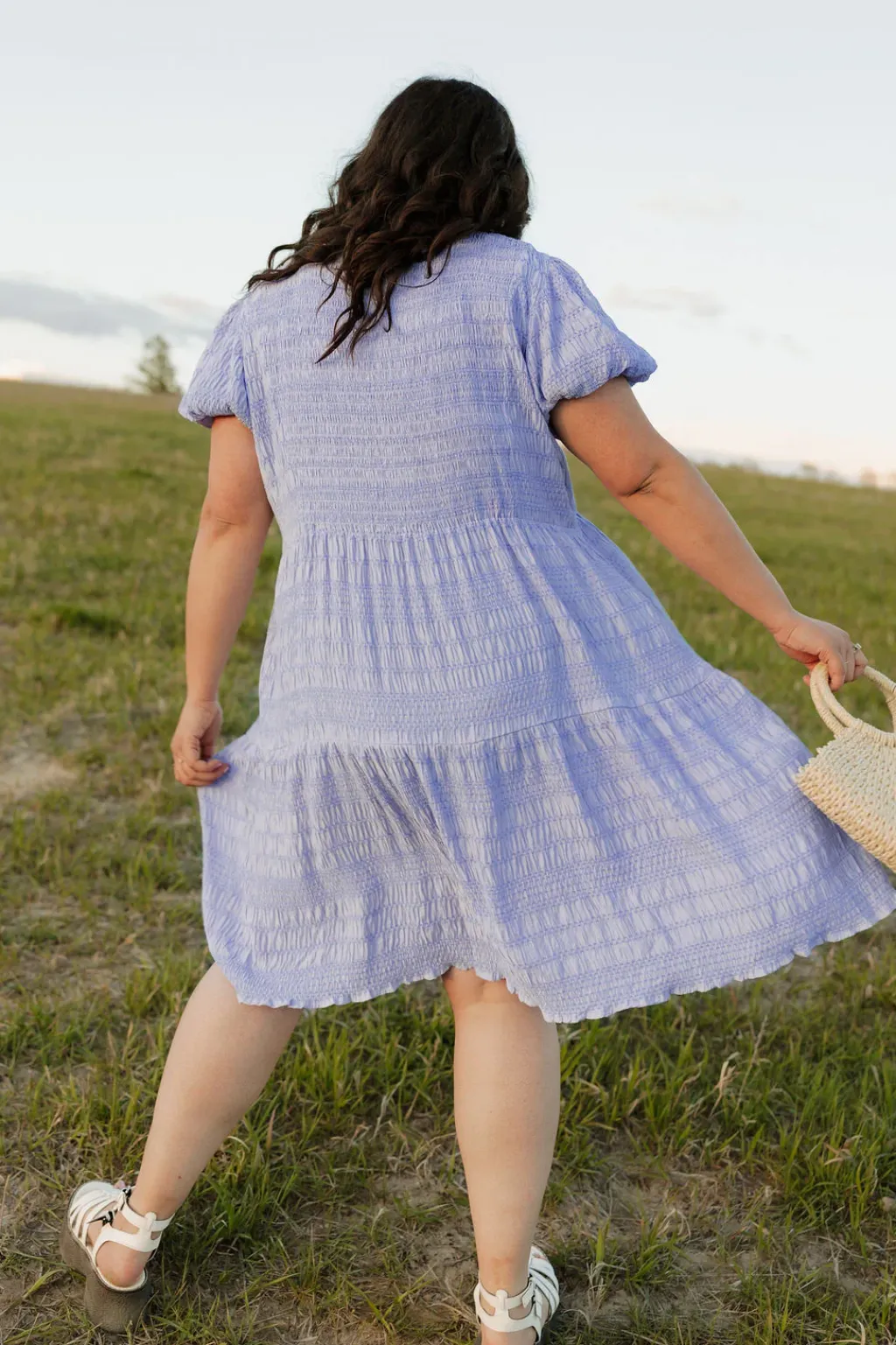 Dongguan Huoyoung Apparel Co Dresses|Midi Dresses<Carlie Dress-Cornflower Blue