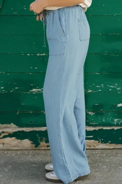 Blu Pepper Pants<Charlie Pants-Chambray