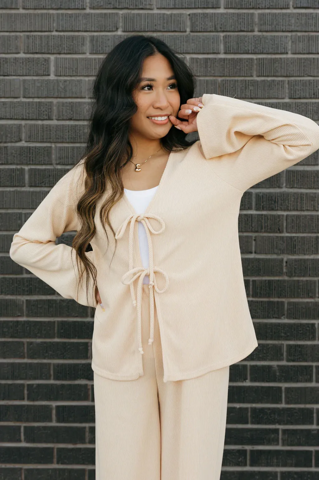 If she loves Maternity Friendly|Nursing Friendly<Charlize Cardigan-Taupe