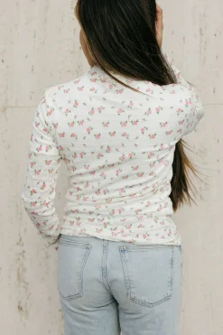 Rareraw Maternity Friendly|Long Sleeve<Charlotte Top-Cream Floral