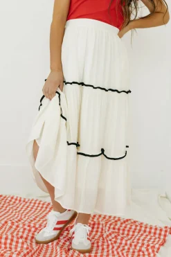 Polagram Bottoms|Skirts<Cierra Skirt-Ivory