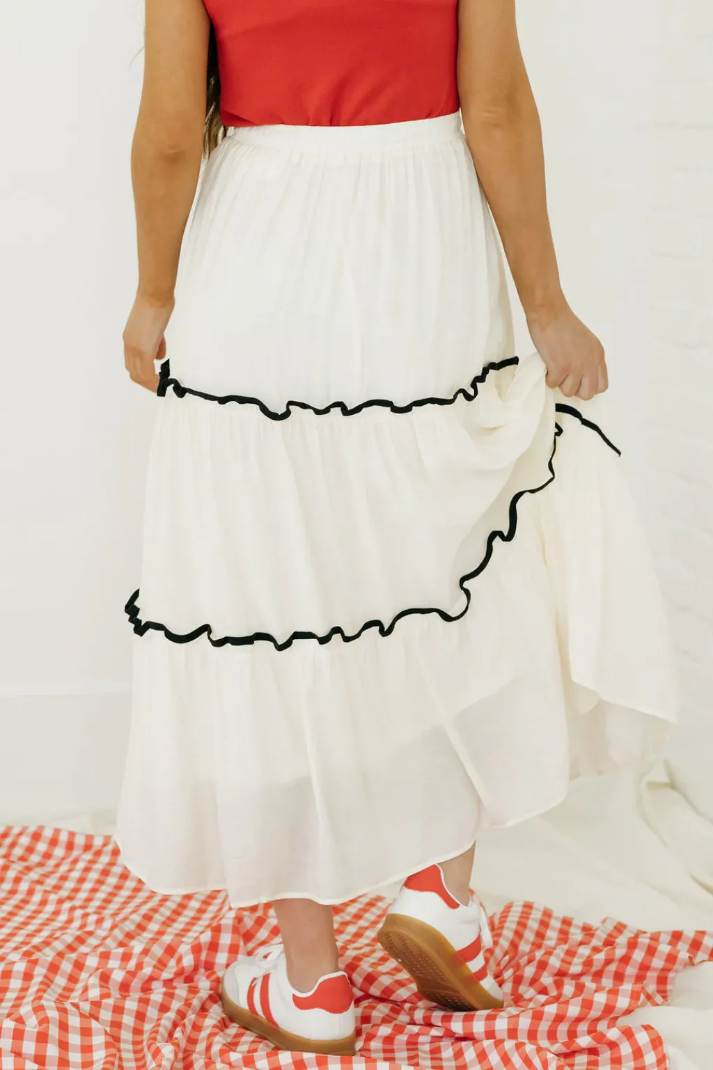 Polagram Bottoms|Skirts<Cierra Skirt-Ivory