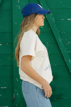 WKNDER Maternity Friendly|Tees<Coastal Cowgirl Tee-Ivory