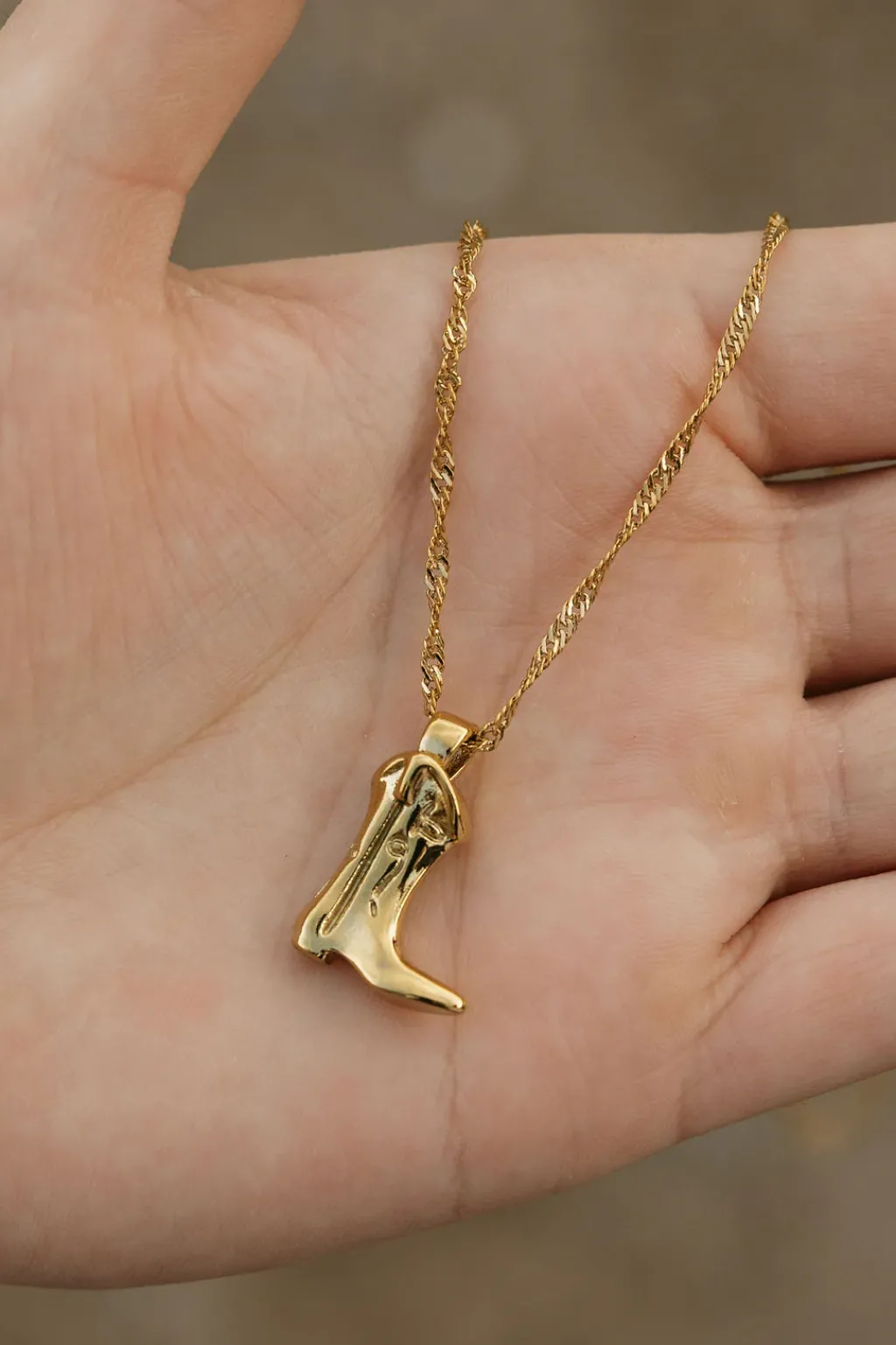 Ali Express Necklaces<Cowgirl Boot Necklace