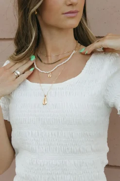 Ali Express Necklaces<Cowrie Shell Necklace-Gold