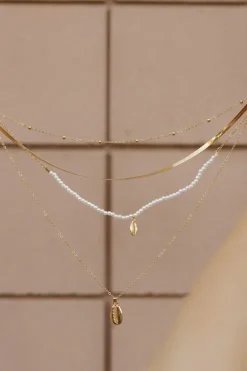 Ali Express Necklaces<Cowrie Shell Necklace-Gold