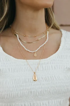 Ali Express Necklaces<Cowrie Shell Necklace-Gold