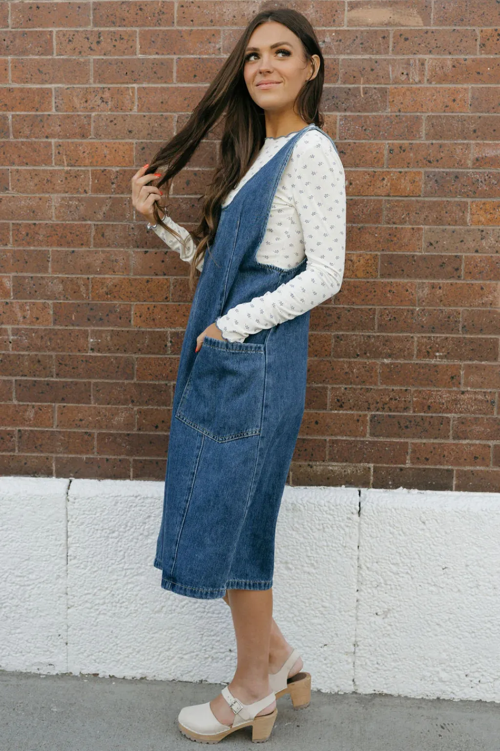 Tea N Rose Maternity Friendly|Dresses<Daria Dress-Indigo