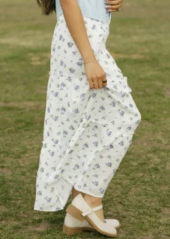 Love Tree Skirts<Elodie Skirt-Indigo Floral