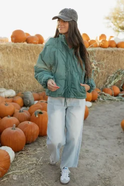 Polagram Coats / Jackets<Emery Jacket-Teal