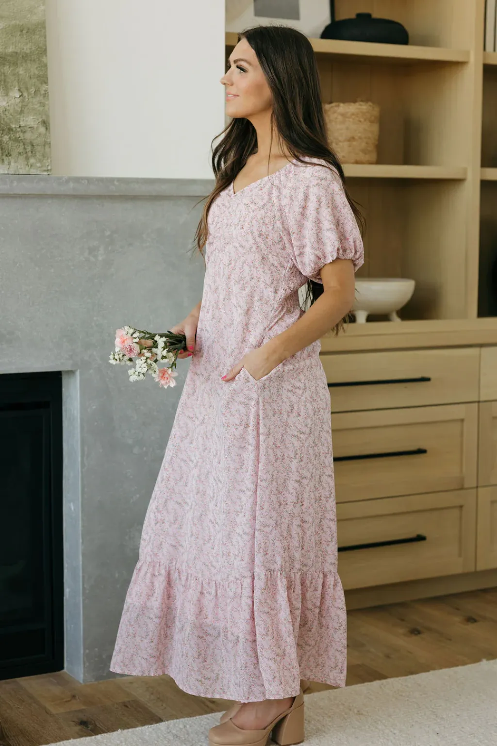 Dongguan Huoyoung Apparel Co Dresses|Maternity Friendly<Emmaline Dress- Floral