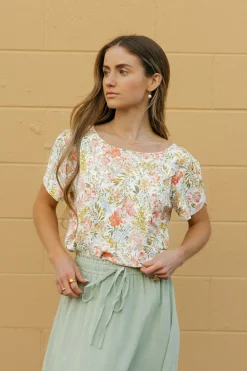 Les Amis Maternity Friendly|Tees<Erika Top-Floral