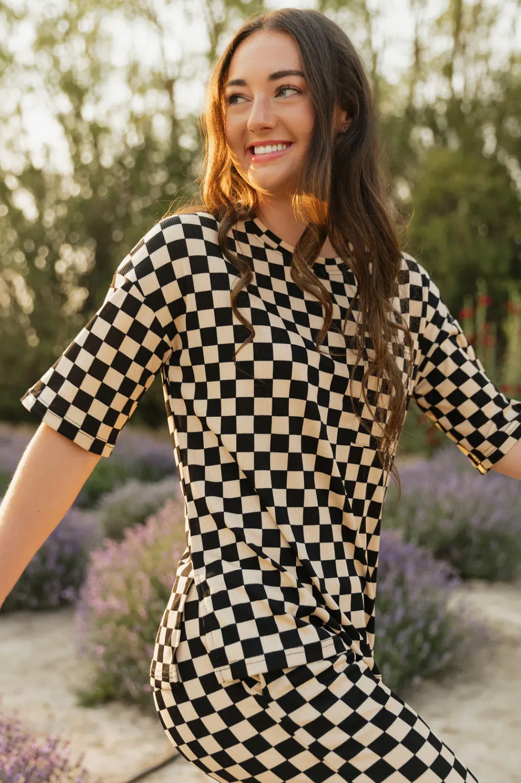 Dongguan Huoyoung Apparel Co Tops|Maternity Friendly<Essie Top-Black/Tan