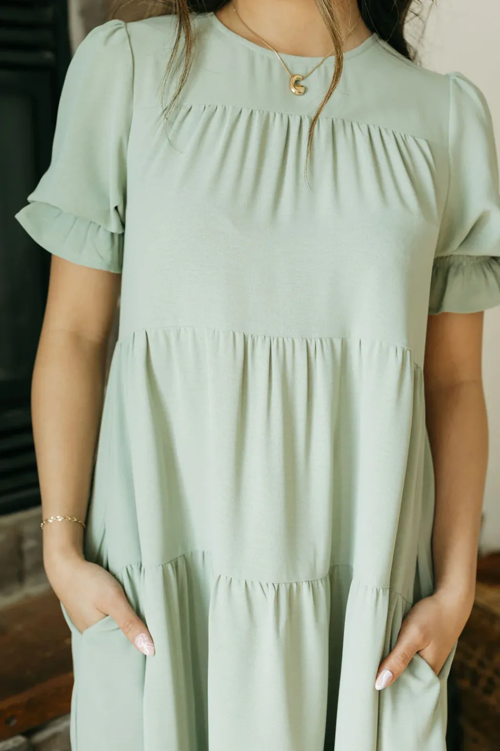 Dongguan Huoyoung Apparel Co Maternity Friendly|Bridesmaid's Dresses<Faith Dress-Pale Olive