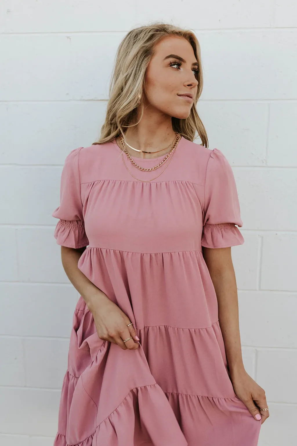 Dongguan Huoyoung Apparel Co Dresses|Maternity Friendly<Faith Dress-Rose