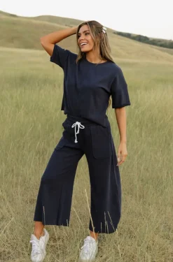 Dongguan Huoyoung Apparel Co Bottoms|Maternity Friendly<Fitz Pants-Navy