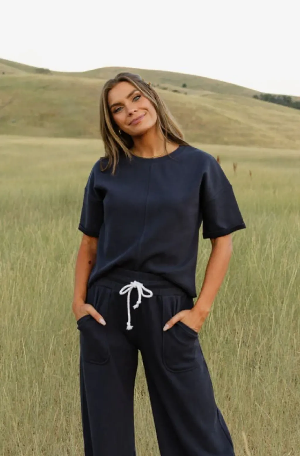 Dongguan Huoyoung Apparel Co Tops|Maternity Friendly<Fitz Top-Navy