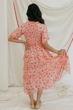 Dongguan Huoyoung Apparel Co Dresses|Dresses<Forever Yours Dress-Peach Multi
