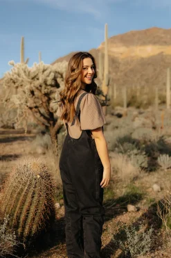 Free People Maternity Friendly|Bottoms<High Roller Jumpsuit-Mineral Black