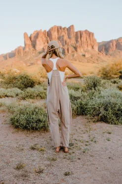 Free People Maternity Friendly|Overalls & Jumpsuits<Hot Shot Onesie-Mocha Latte