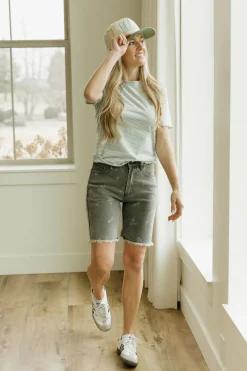 Tea N Rose Bottoms|Shorts<Gabe Shorts-Washed
