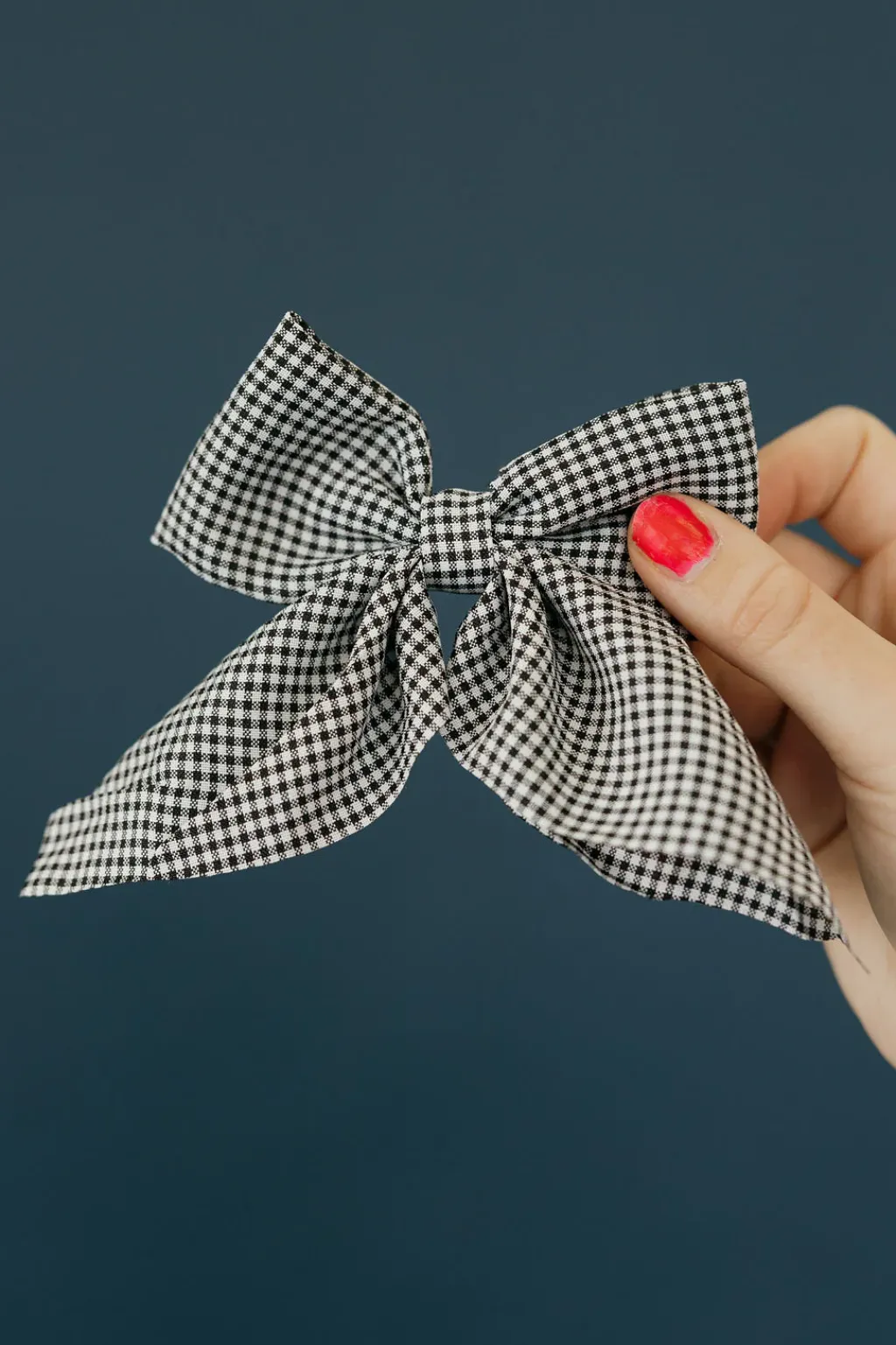 Ali Express Hair<Gingham Hair Bow